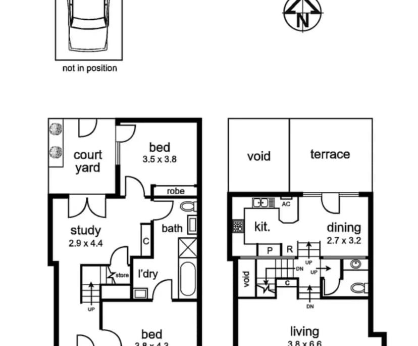 Room for Rent in Fitzroy, Melbourne 348, Unfurnis...