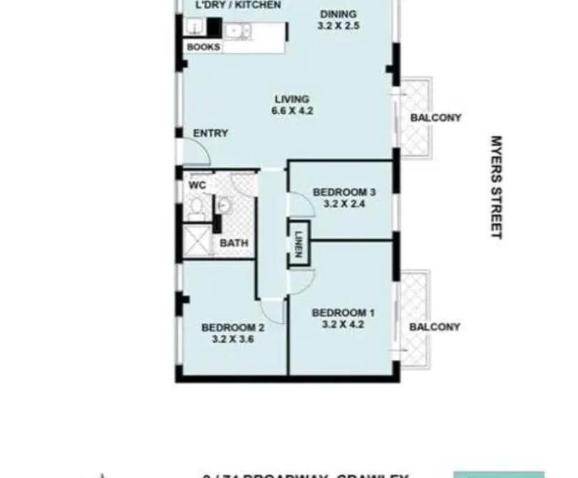 Room for Rent in Crawley, Perth 230, Furnished, S...