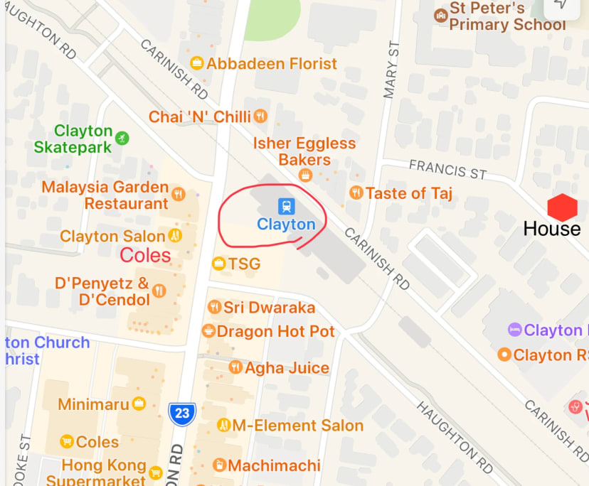 Furnished room in a share house