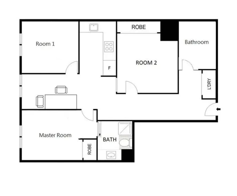 $330, Flatshare, 3 bathrooms, Melbourne VIC 3000