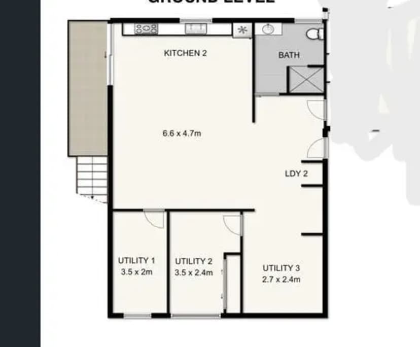 Unfurnished room with own bathroom