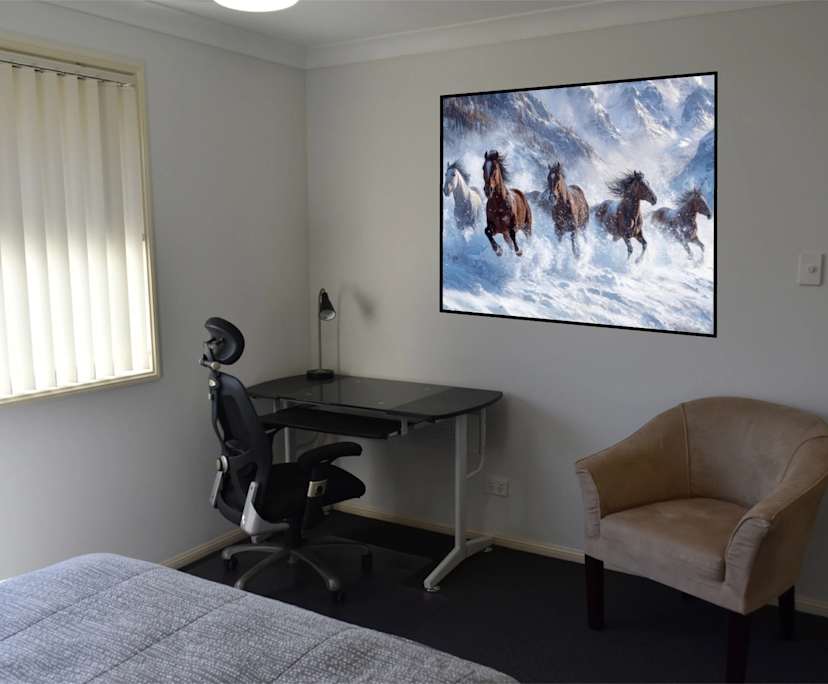 Furnished room with own bathroom