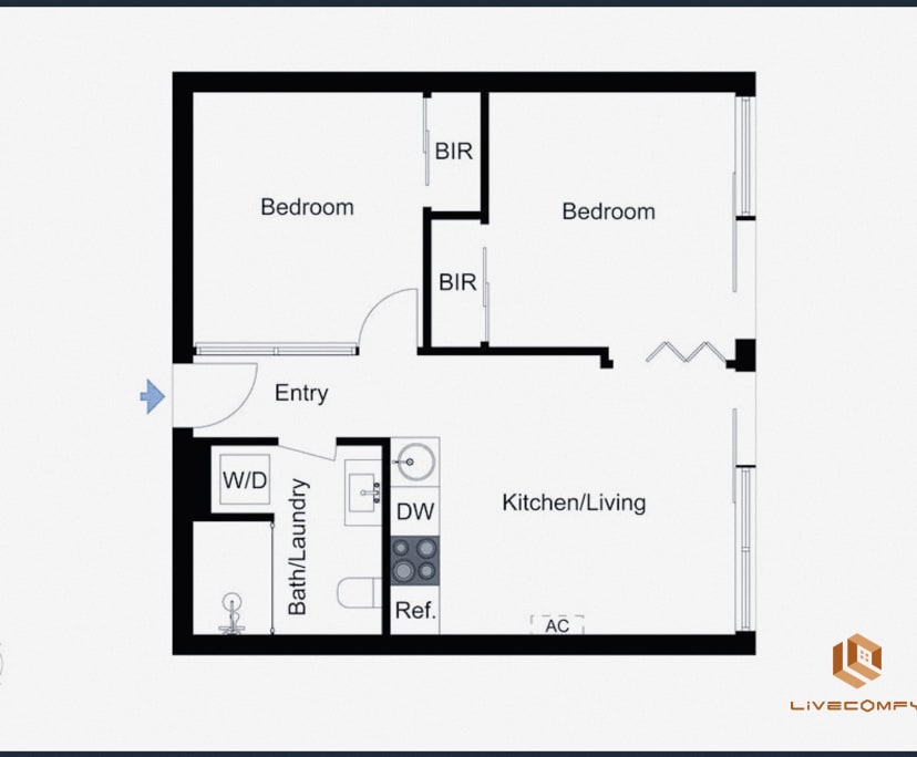 $440, Flatshare, 2 bathrooms, Melbourne VIC 3000