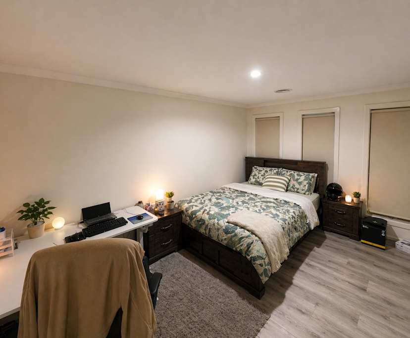 Furnished room with ensuite in a share house