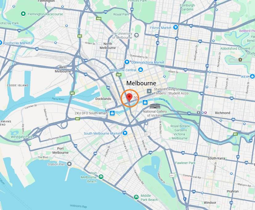 $450, Studio, 1 bathroom, Melbourne VIC 3000