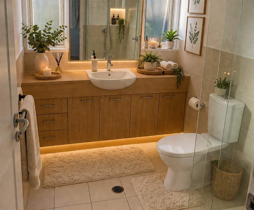 Room with own bathroom