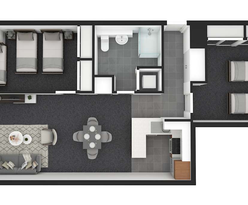 $960, Whole-property, 2 bathrooms, Melbourne VIC 3000