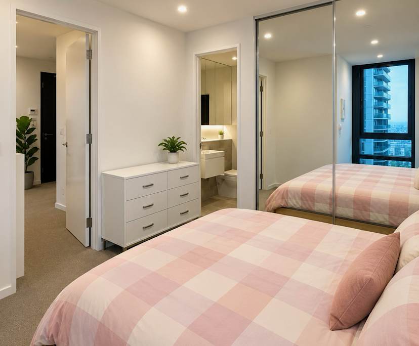 Furnished room with ensuite in a share house