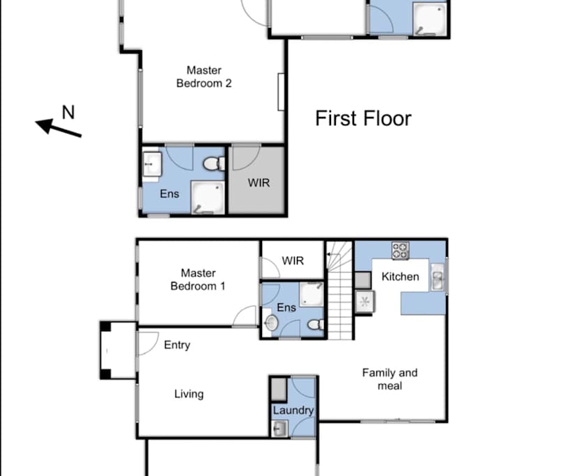 Room with ensuite in a share house