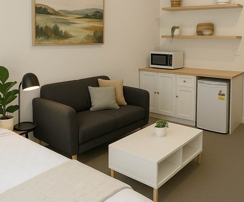 Furnished room with ensuite in a share house