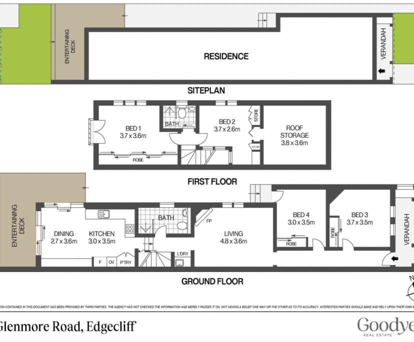 Unfurnished room in a share house