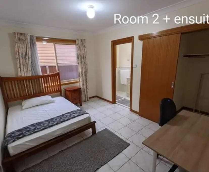Unfurnished room with ensuite in a share house