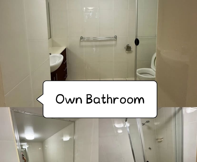 Room with own bathroom