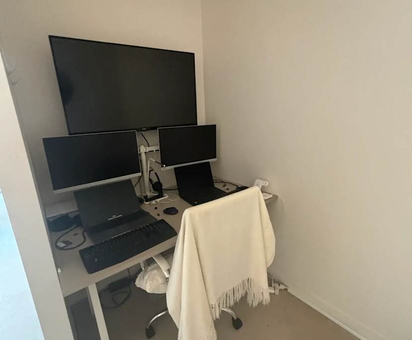 Whole property with 2 rooms for rent