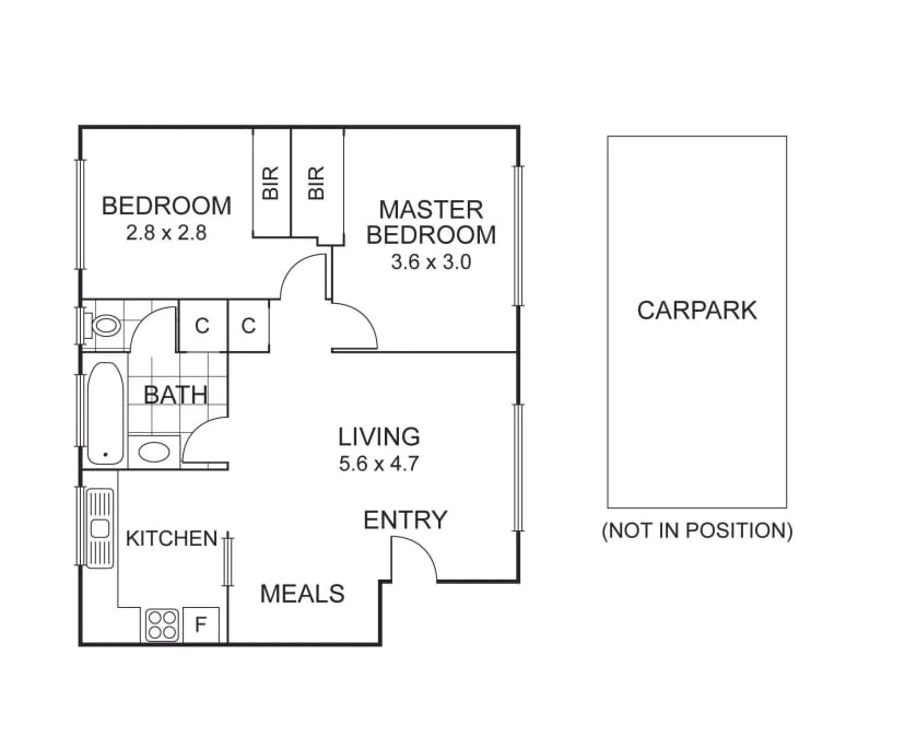 Room for Rent in Cheltenham, Melbourne 190, Unfur...