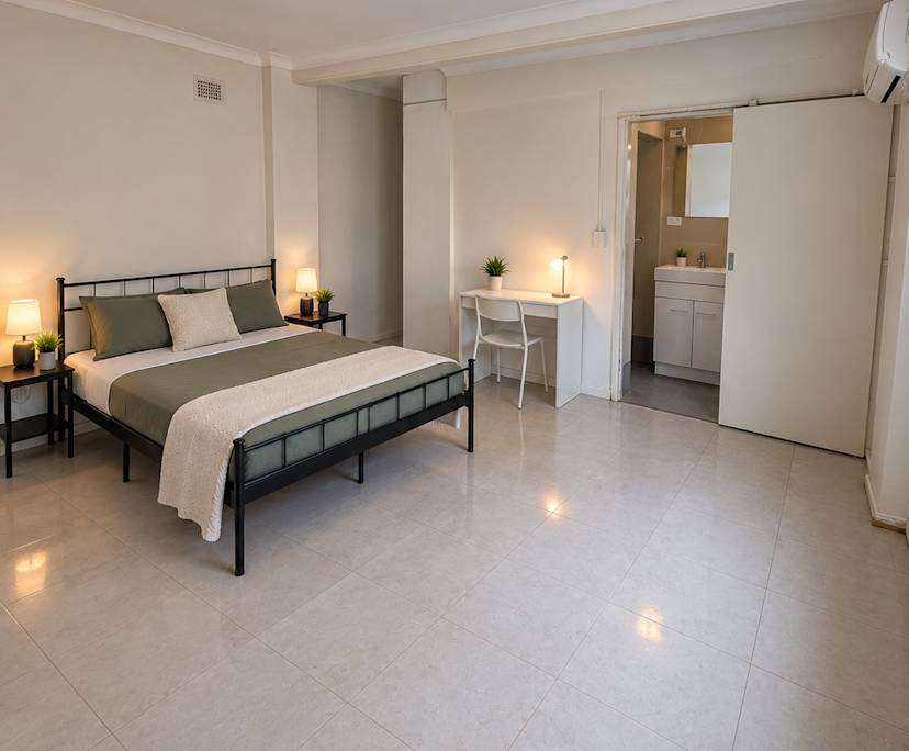 Furnished room studio flat for rent