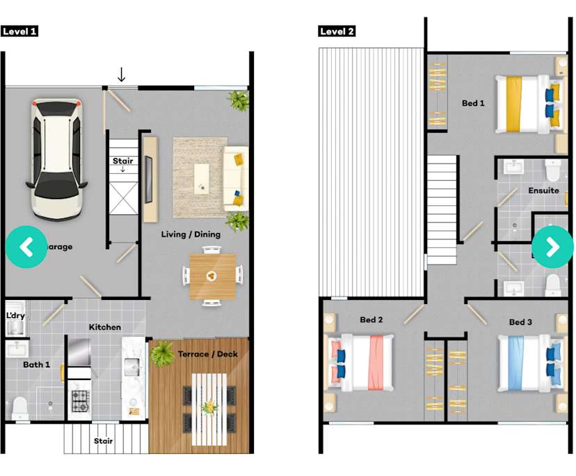 Unfurnished room with own bathroom