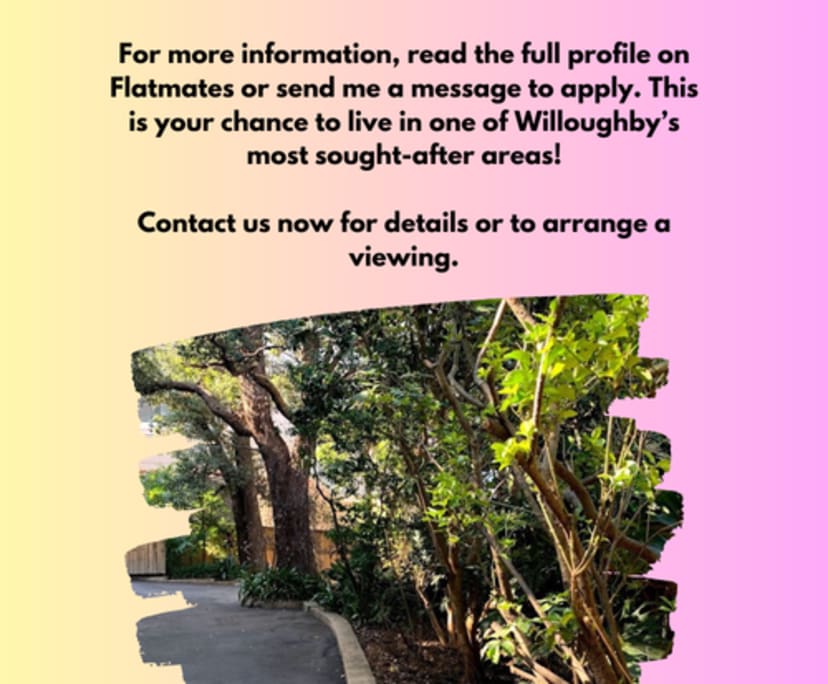 $260-275, Share-house, 2 rooms, Willoughby NSW 2068, Willoughby NSW 2068