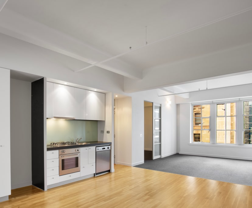 Unfurnished room in a flatshare