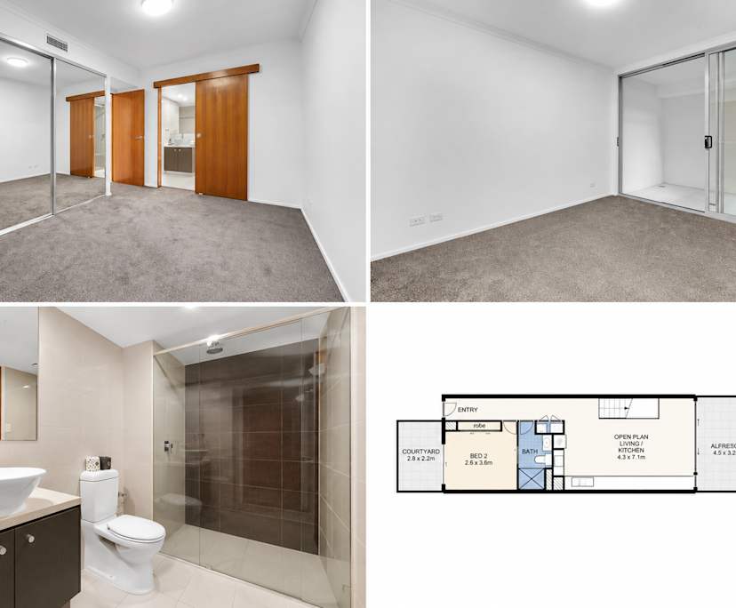 Unfurnished room with ensuite in a share house
