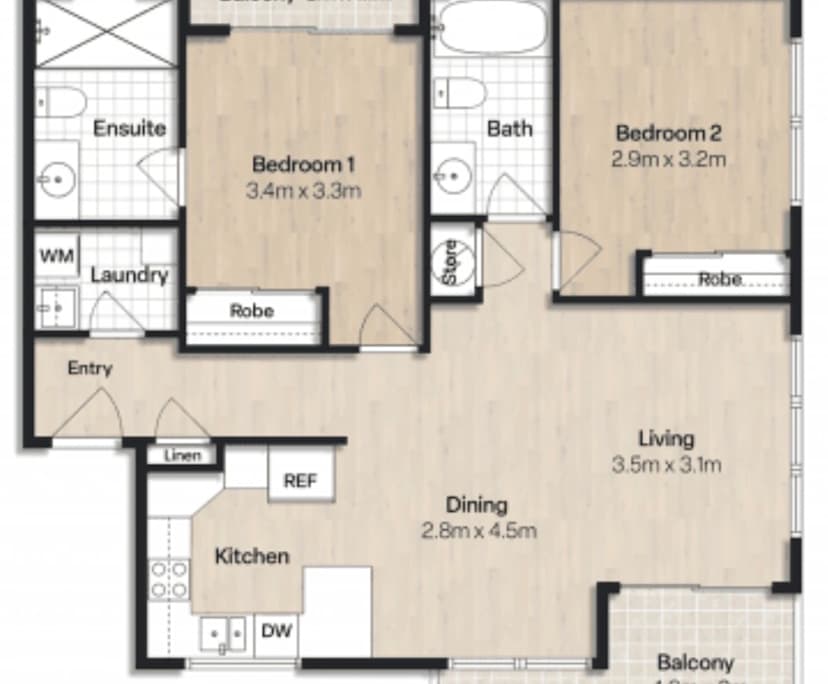 $465, Flatshare, 2 bathrooms, Miami QLD 4220