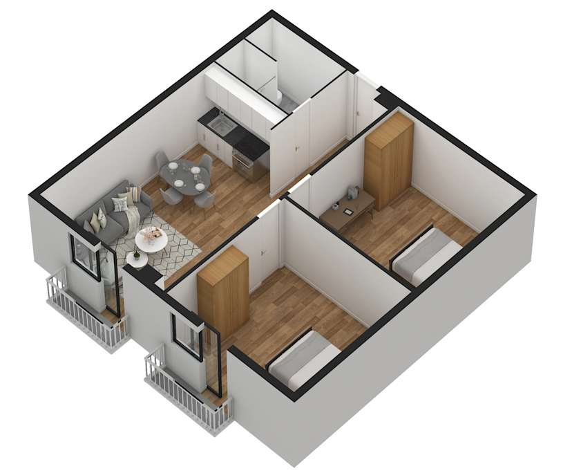 $995, Whole-property, 2 bathrooms, Melbourne VIC 3000