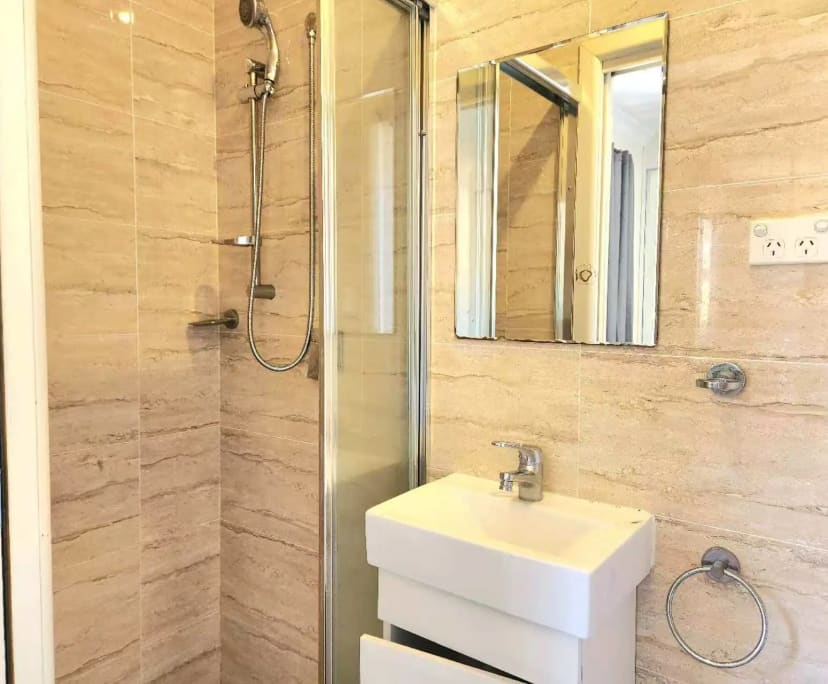 Room with own bathroom
