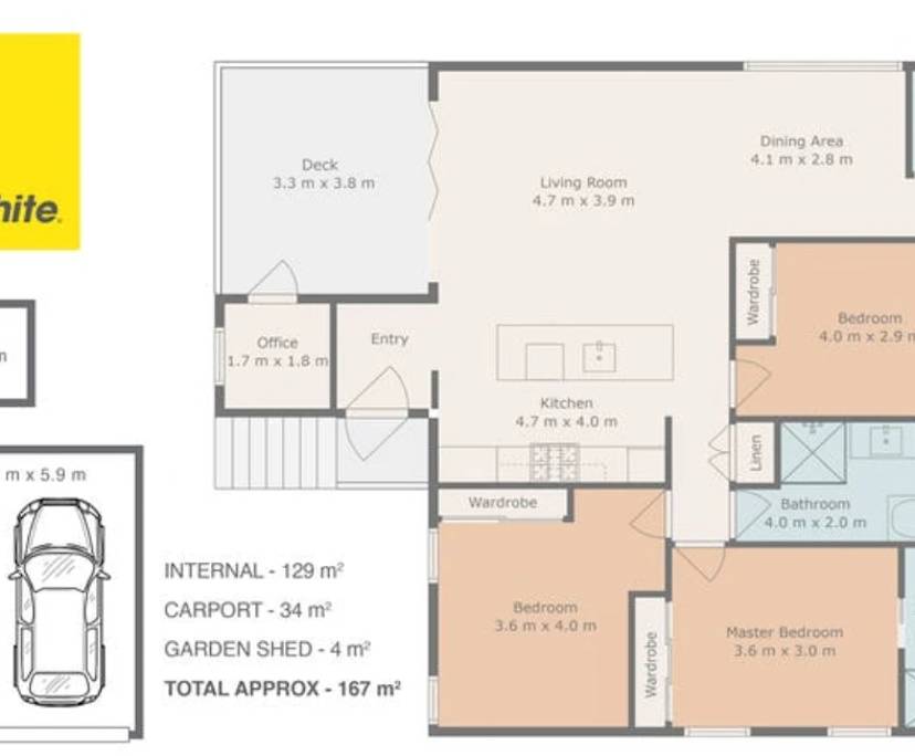 Unfurnished room in a share house