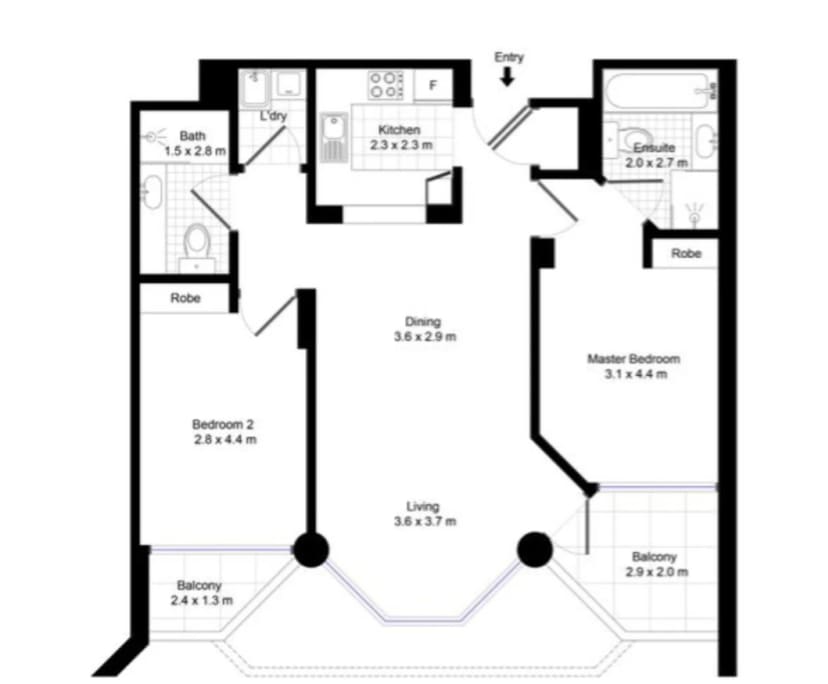 Room for Rent in Chatswood, Sydney 500, Furnished...