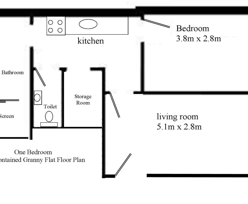 Room with own bathroom