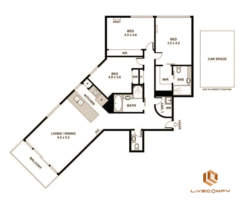 $420, Flatshare, 3 bathrooms, Docklands VIC 3008