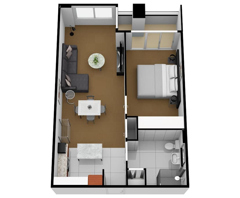 $770, 1-bed, 1 bathroom, Melbourne VIC 3000