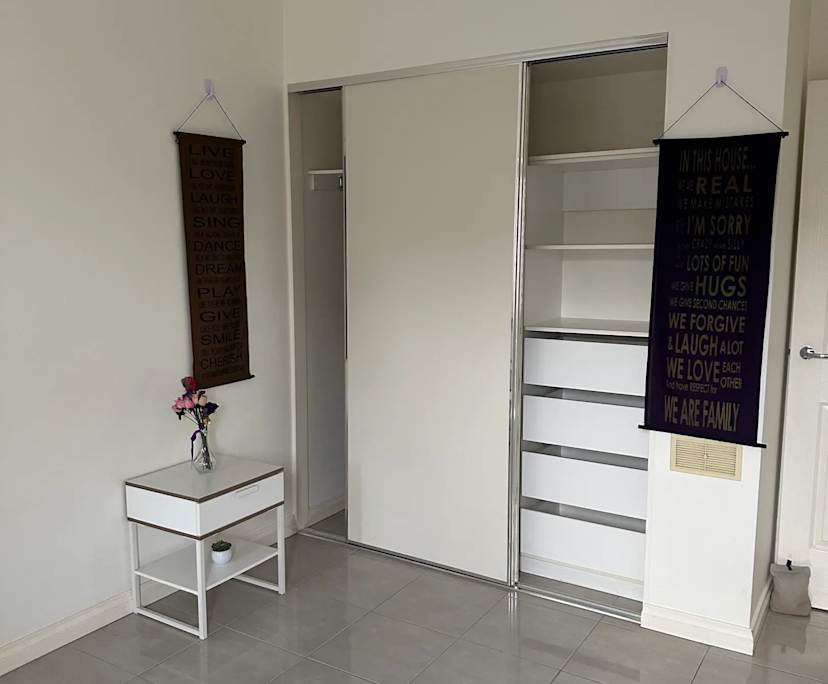 Unfurnished room with own bathroom