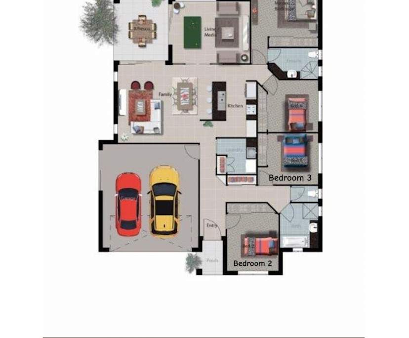 Unfurnished room in a share house