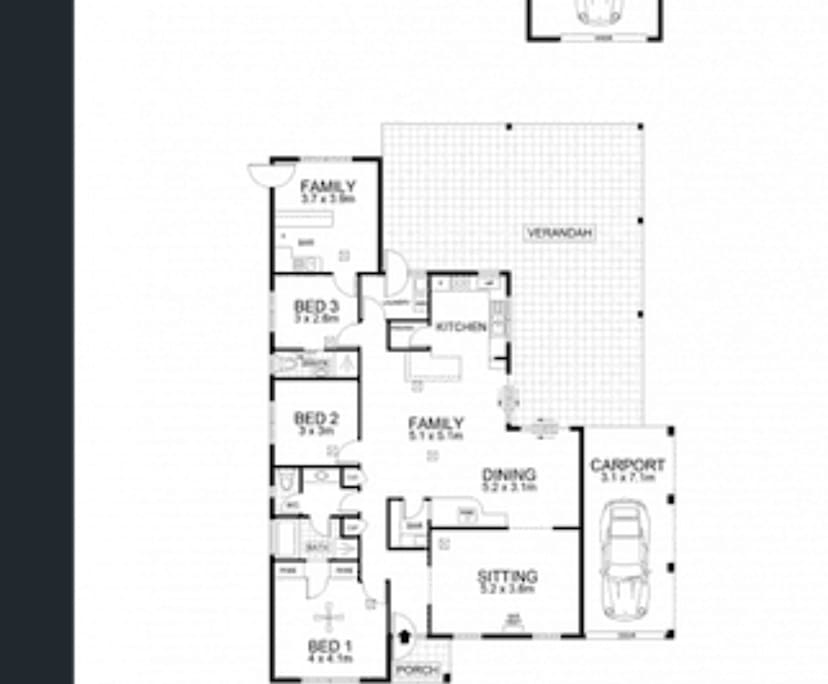 Unfurnished room in a share house