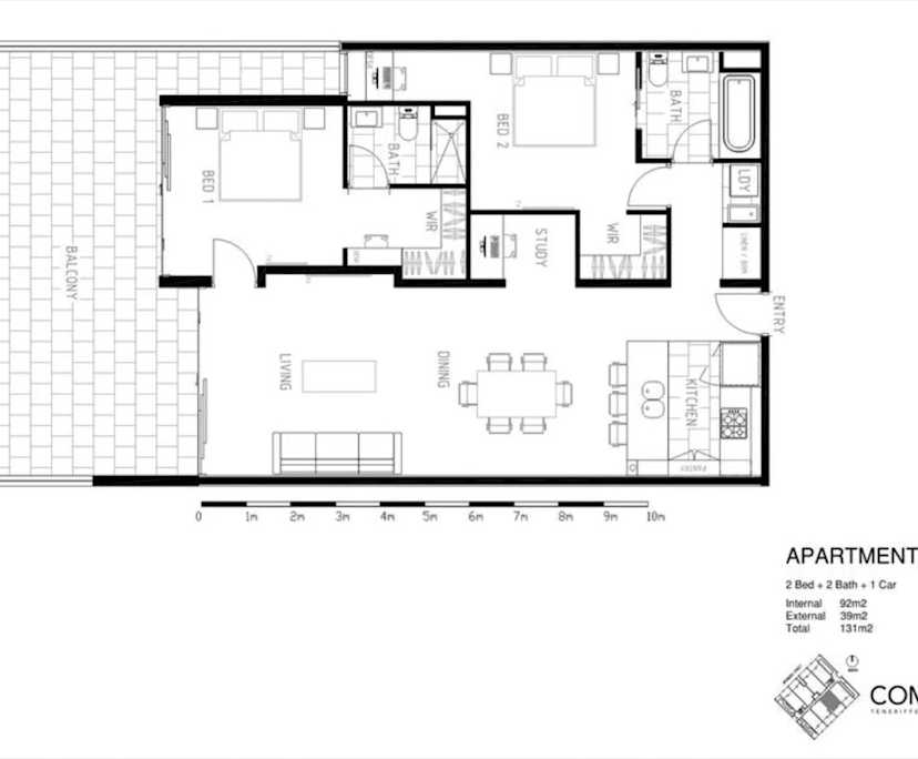 $410, Flatshare, 2 bathrooms, Teneriffe QLD 4005