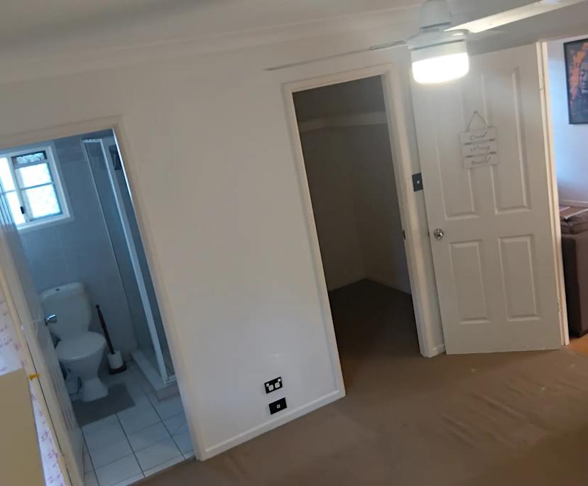 Unfurnished room with own bathroom