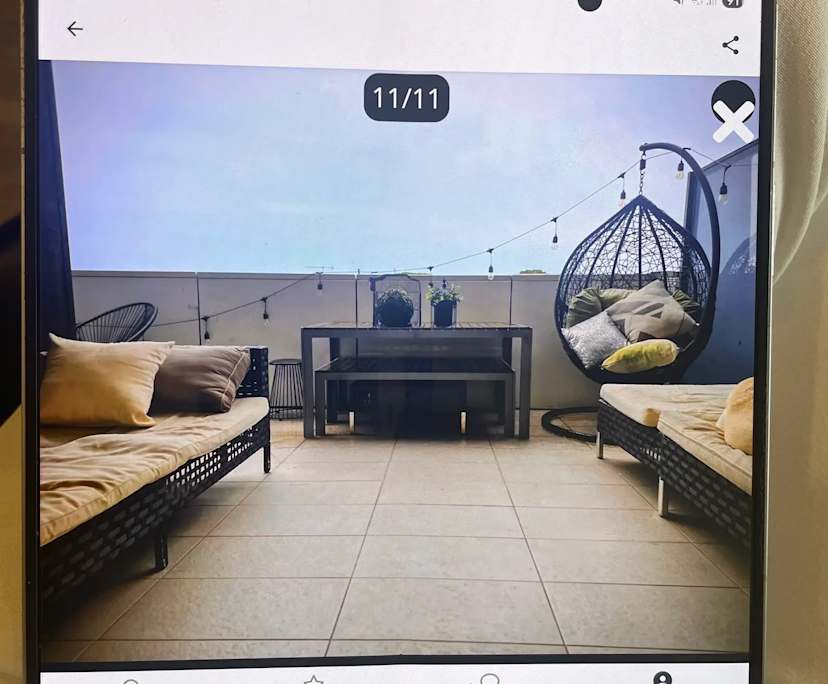 Furnished room with ensuite in a flatshare