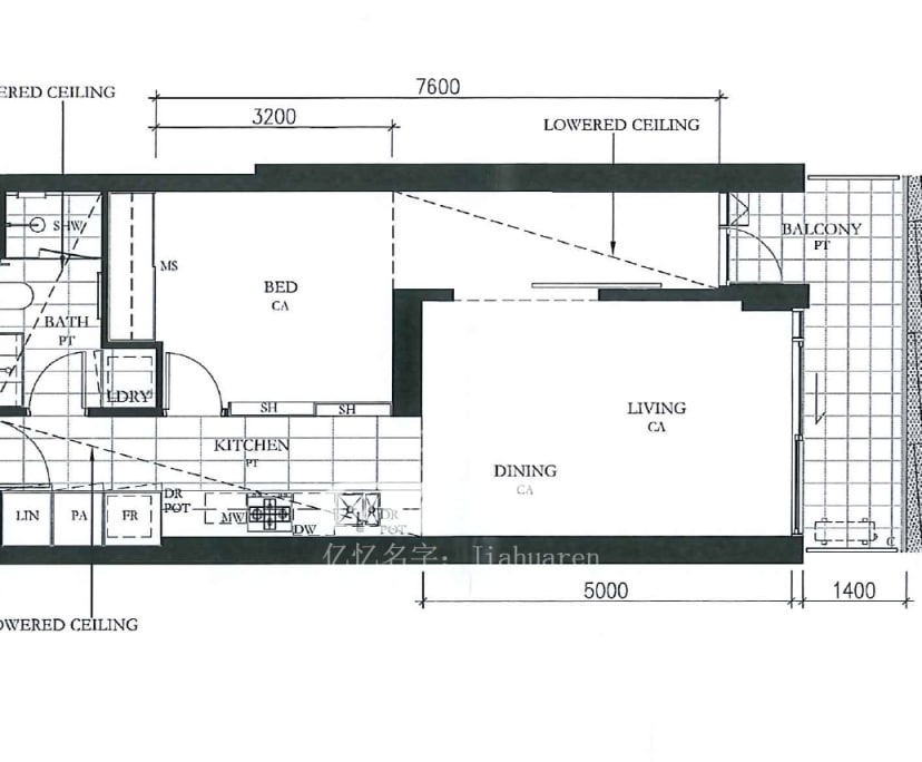 One bed flat for rent