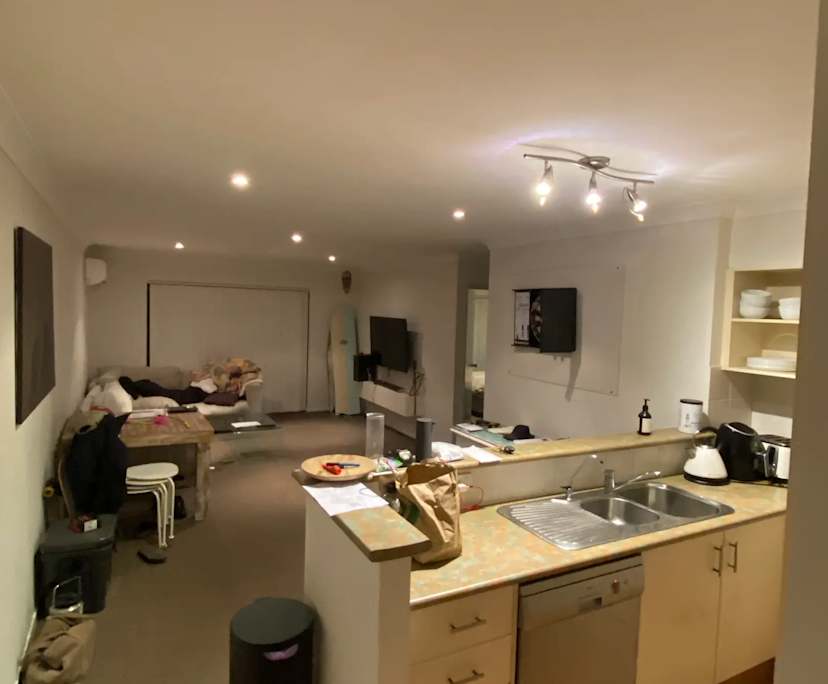 Unfurnished room with own bathroom