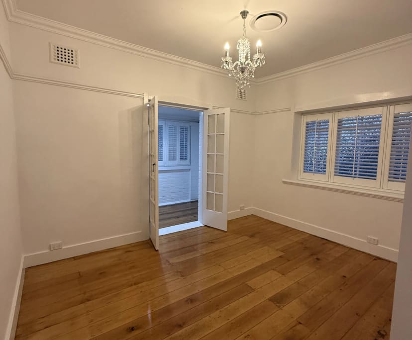 Unfurnished room with own bathroom