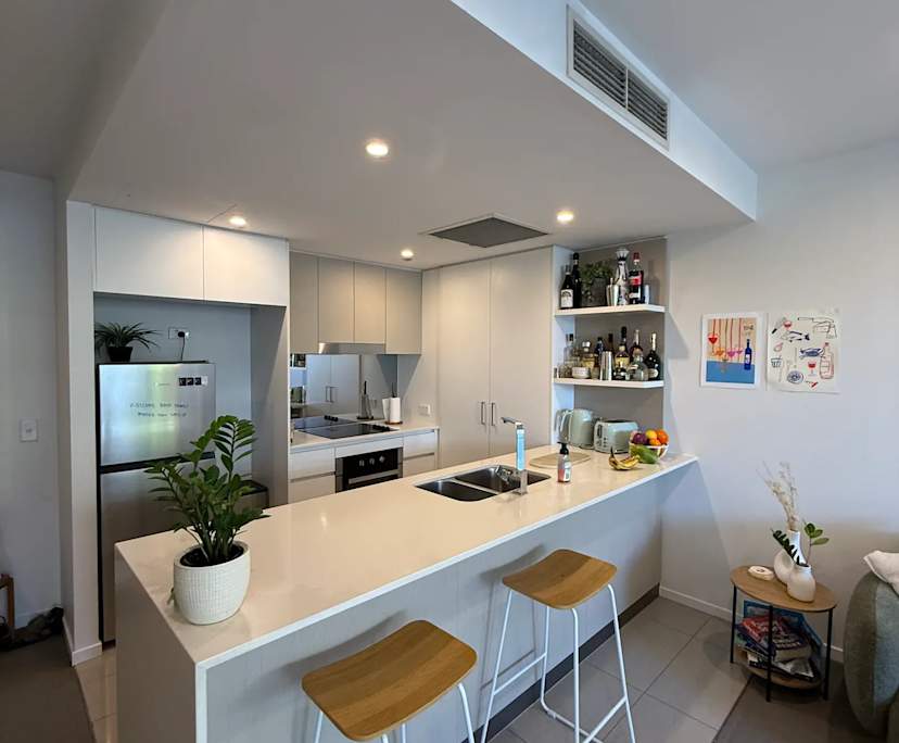 Unfurnished room with own bathroom