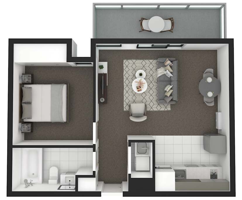 $710, 1-bed, 1 bathroom, Melbourne VIC 3004