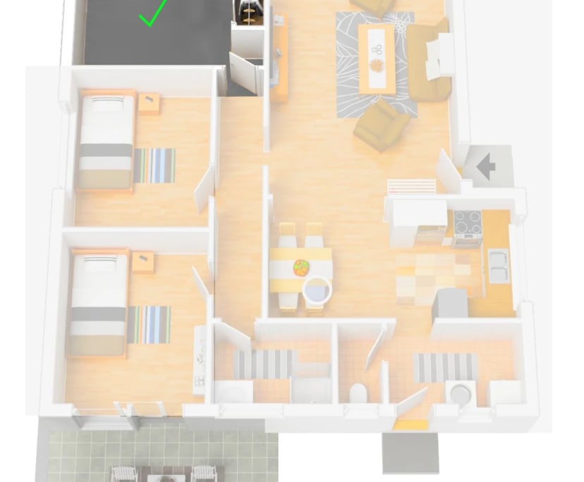 Unfurnished room in a share house
