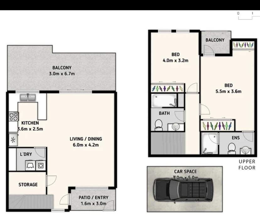 Room with own bathroom