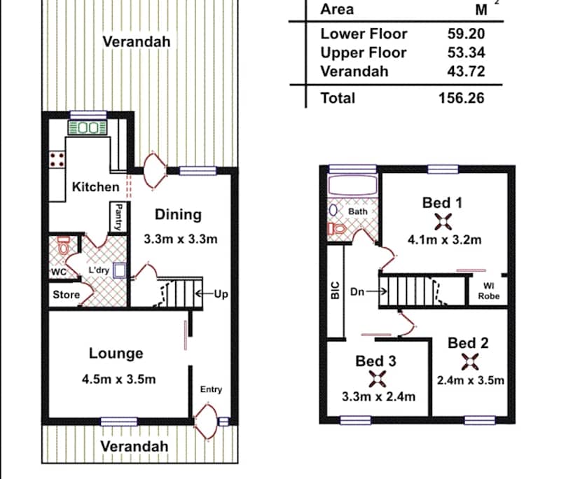 Unfurnished room in a share house