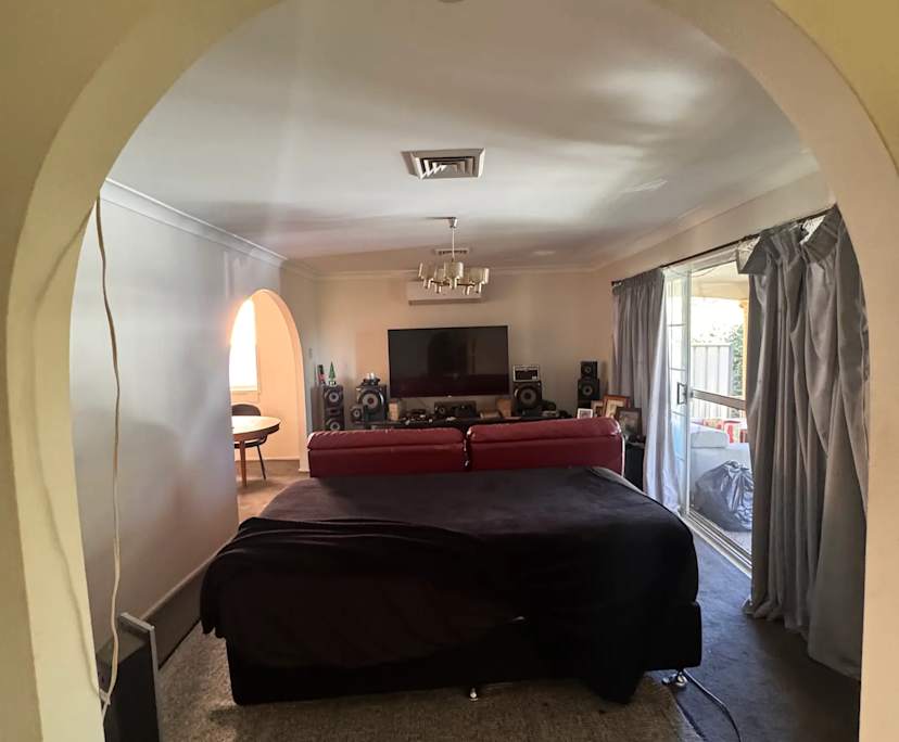 Unfurnished room with ensuite in a share house