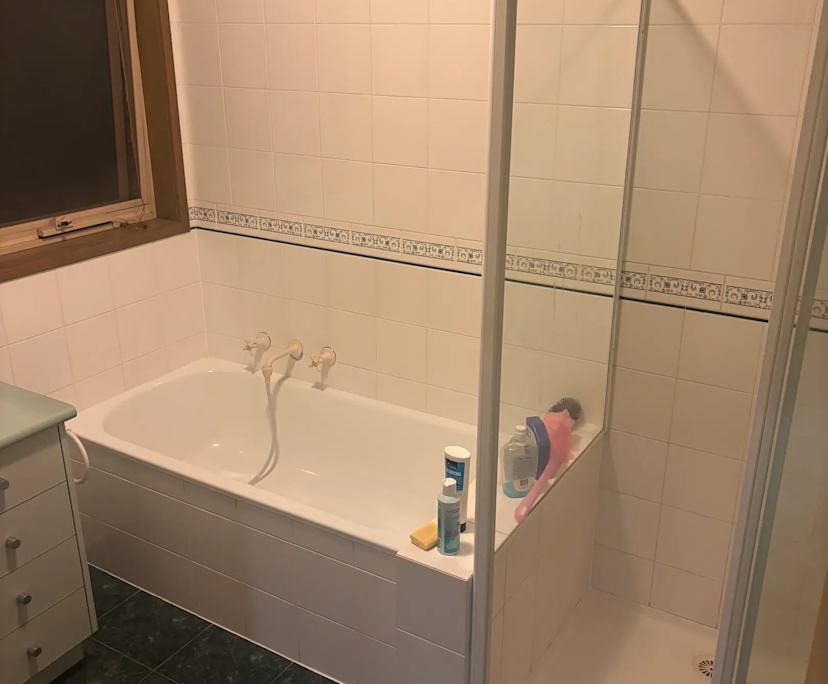 Unfurnished room with own bathroom