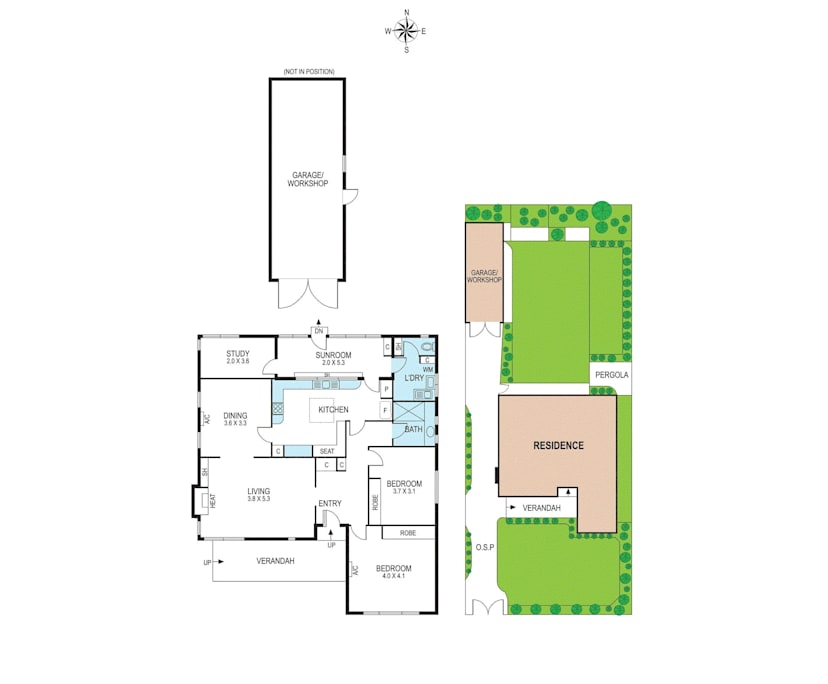 Unfurnished room in a share house