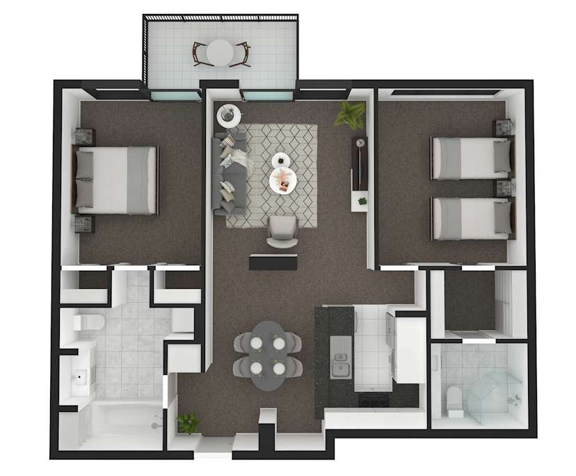 $1,099, Whole-property, 2 bathrooms, Melbourne VIC 3000